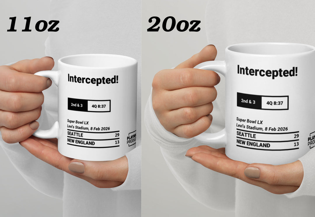 Seattle Seahawks Greatest Plays Mug: Intercepted! (2026)