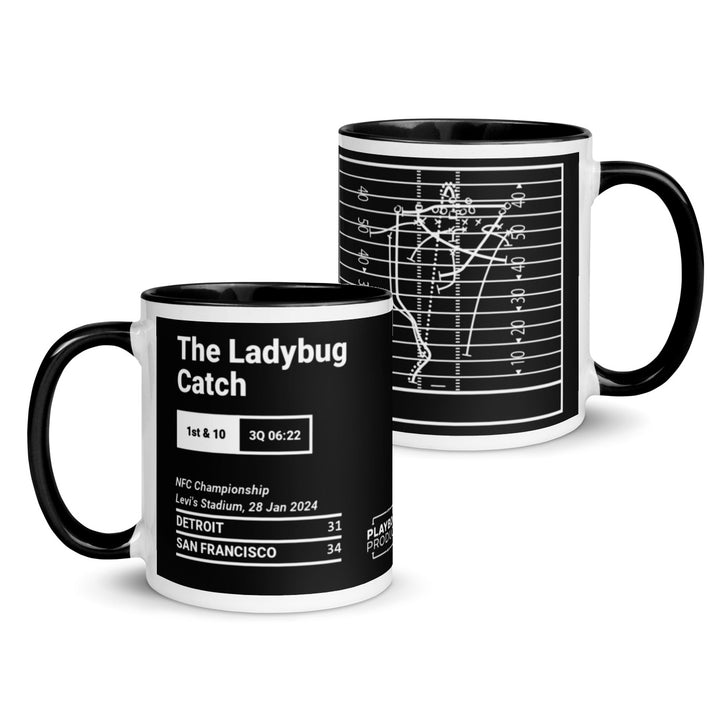 San Francisco 49ers Greatest Plays Mug: The Ladybug Catch (2024)
