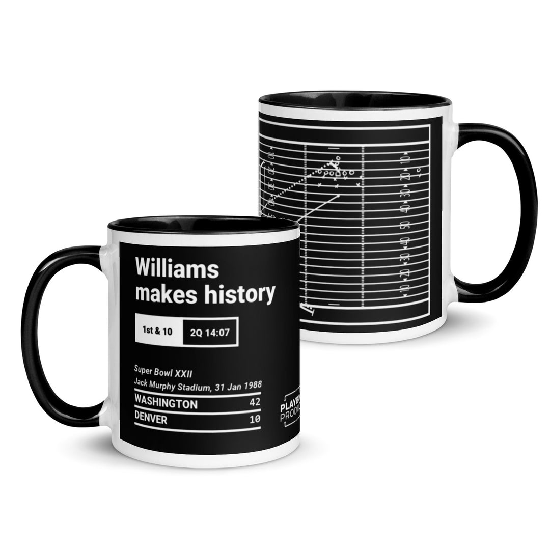 Washington Commanders Greatest Plays Mug: Williams makes history (1988)