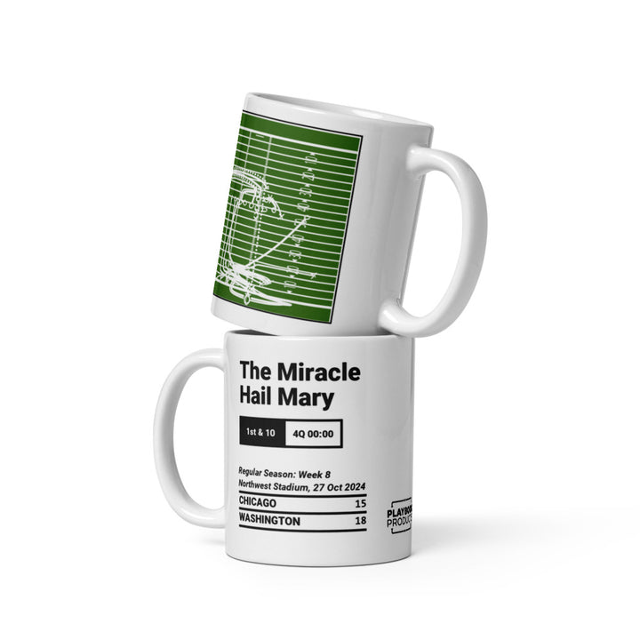 Washington Commanders Greatest Plays Mug: The Miracle Hail Mary (2024)