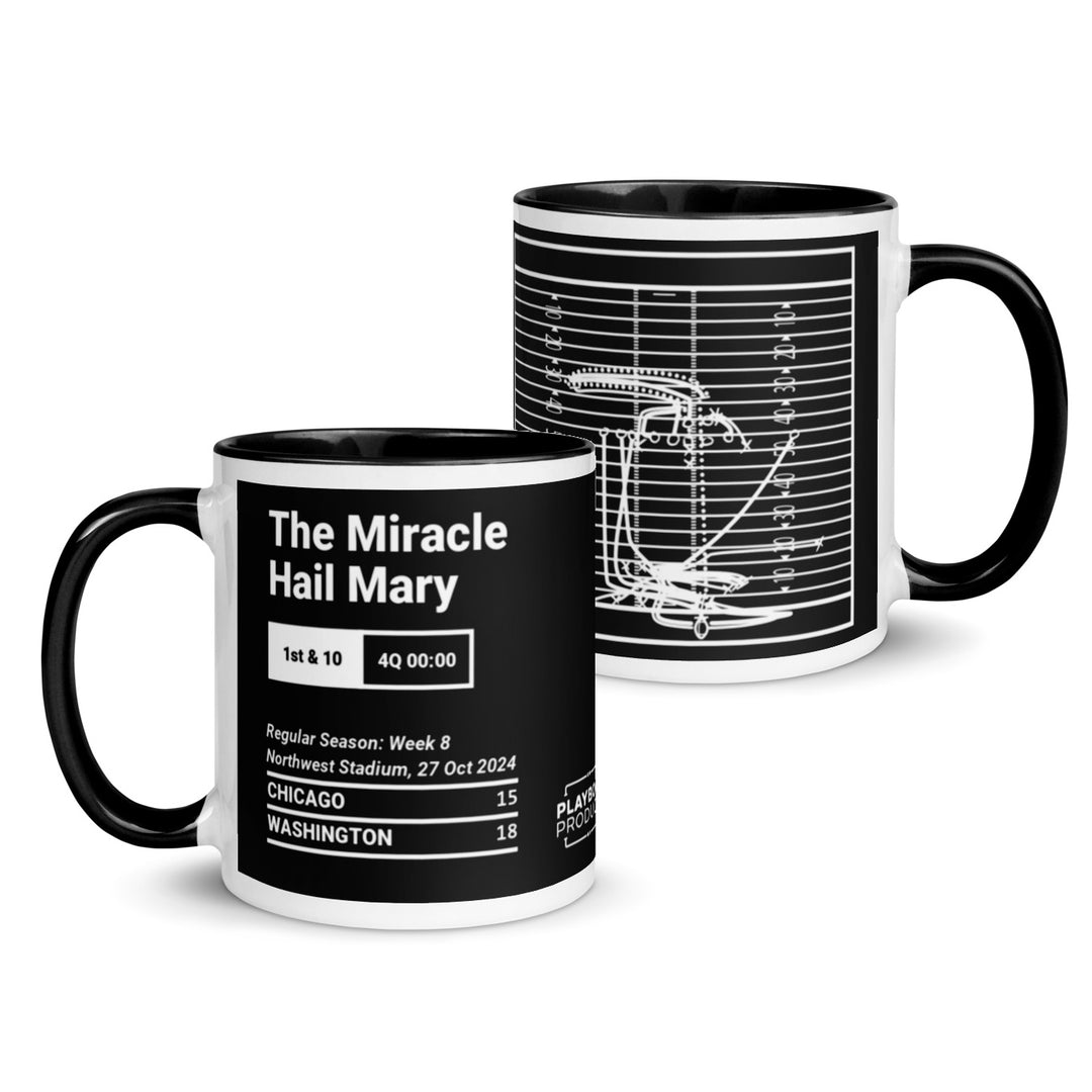 Washington Commanders Greatest Plays Mug: The Miracle Hail Mary (2024)