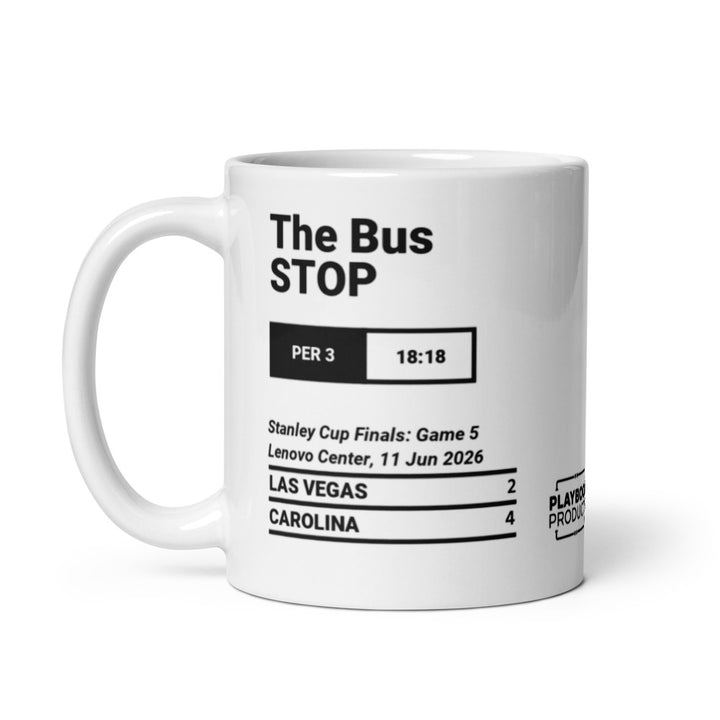 Carolina Hurricanes Greatest Goals Mug: The Bus STOP (2026)