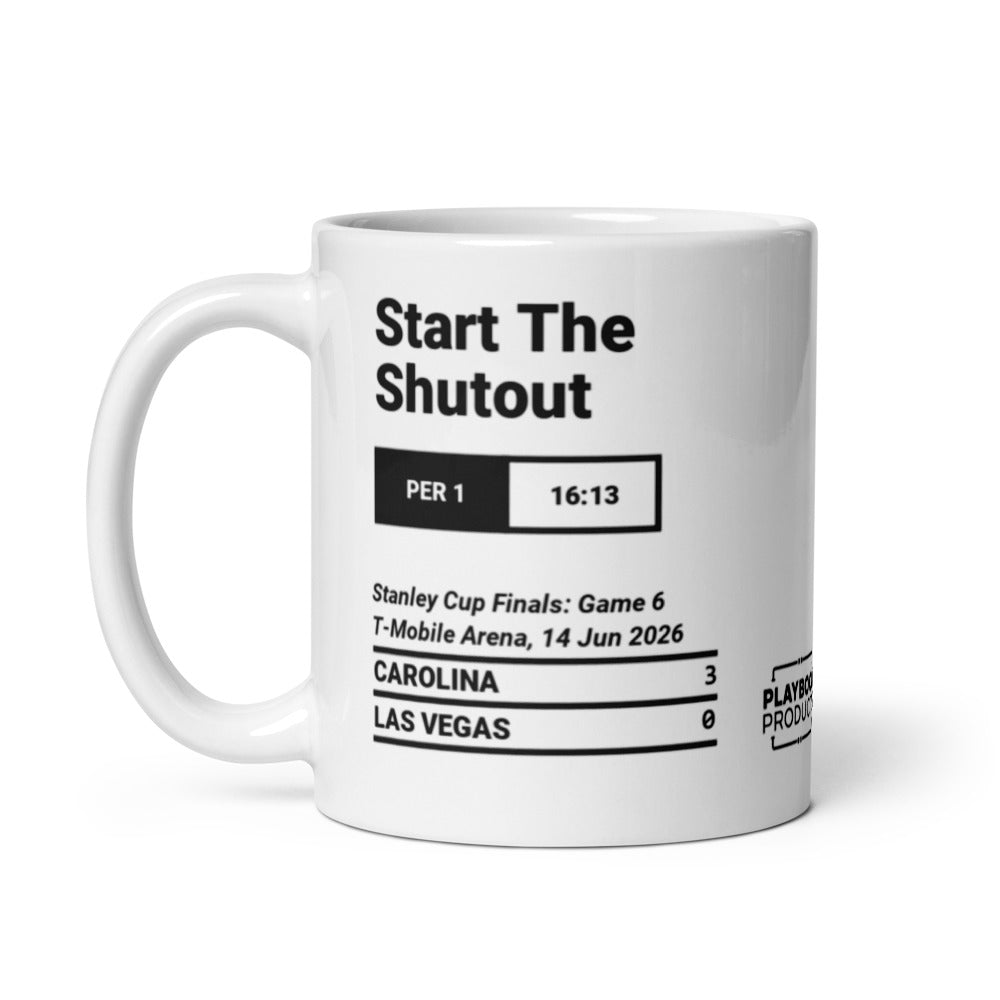 Carolina Hurricanes Greatest Goals Mug: Start The Shutout (2026)