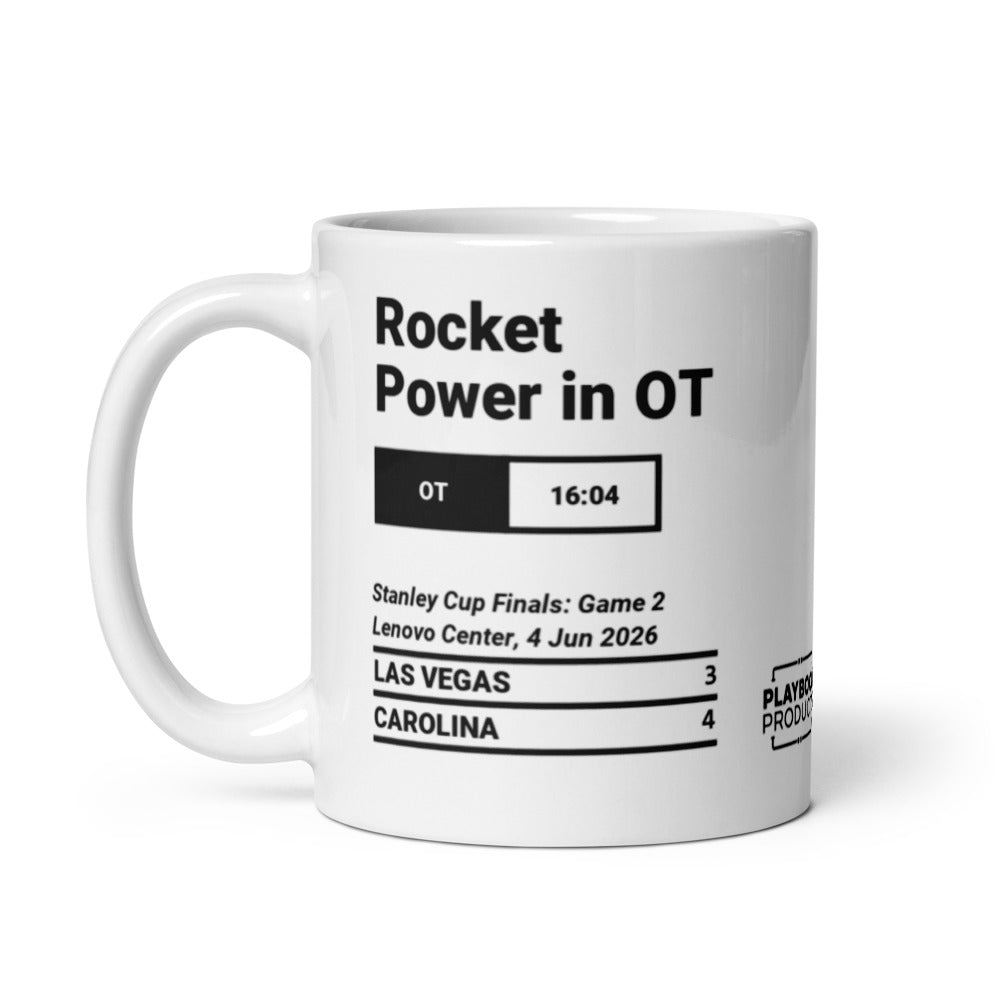 Carolina Hurricanes Greatest Goals Mug: Rocket Power in OT (2026)