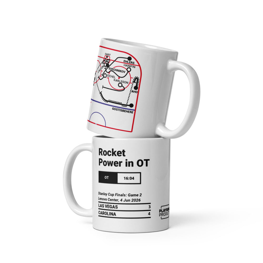 Carolina Hurricanes Greatest Goals Mug: Rocket Power in OT (2026)