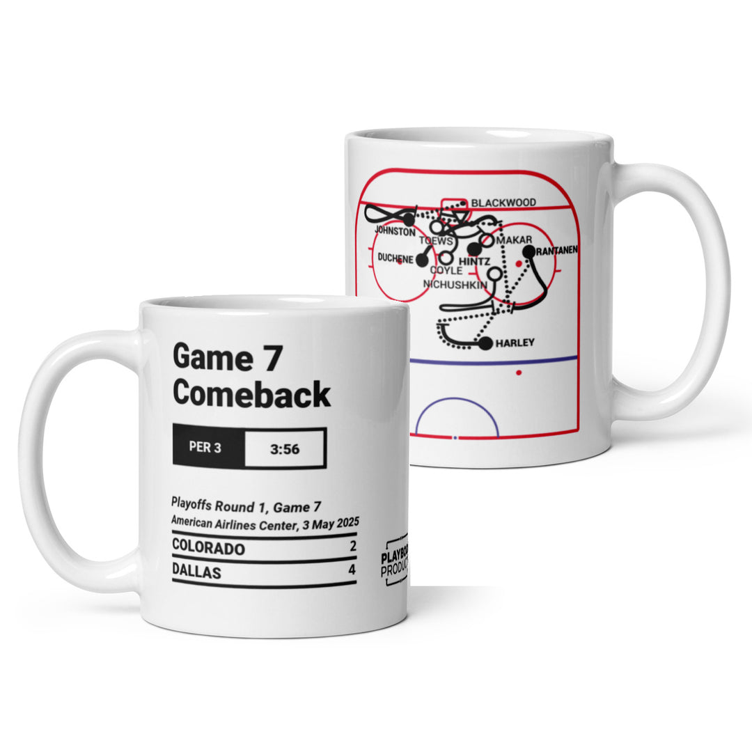 Dallas Stars Greatest Goals Mug: Game 7 Comeback (2025)