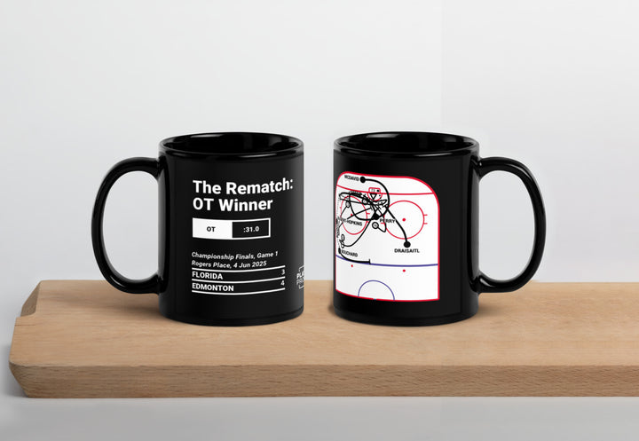 Edmonton Oilers Greatest Goals Mug: The Rematch: OT Winner (2025)