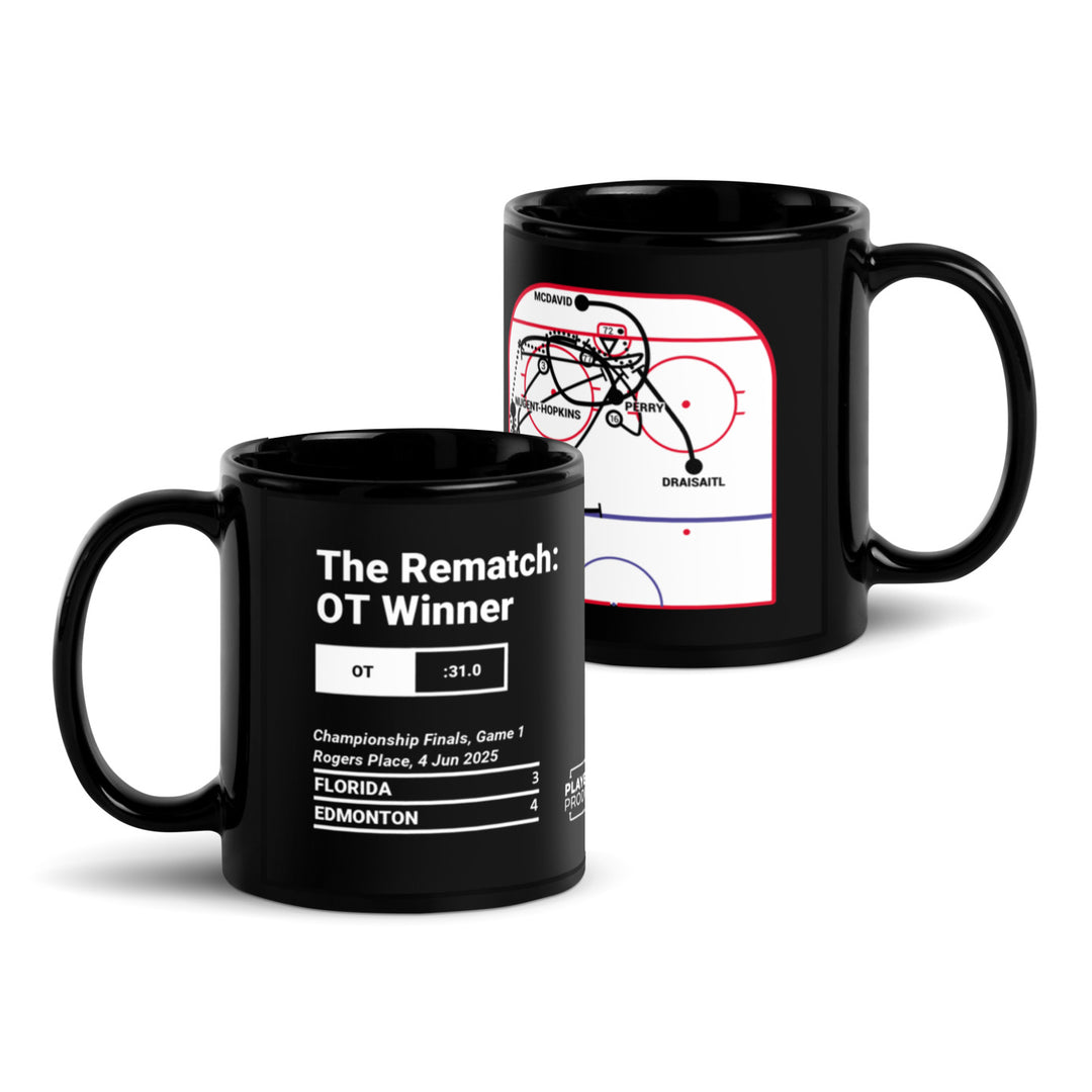 Edmonton Oilers Greatest Goals Mug: The Rematch: OT Winner (2025)