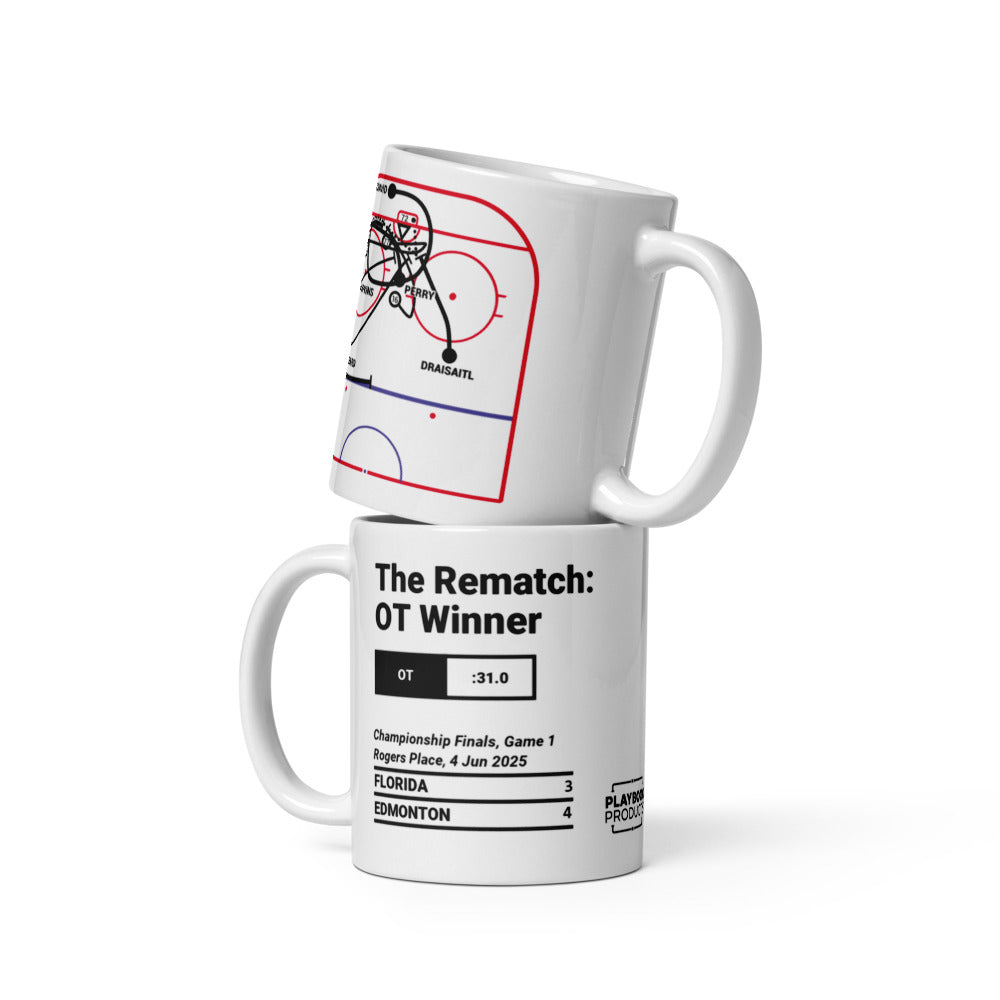Edmonton Oilers Greatest Goals Mug: The Rematch: OT Winner (2025)