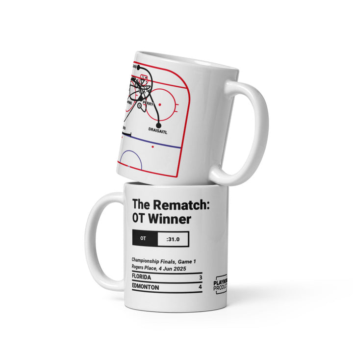 Edmonton Oilers Greatest Goals Mug: The Rematch: OT Winner (2025)