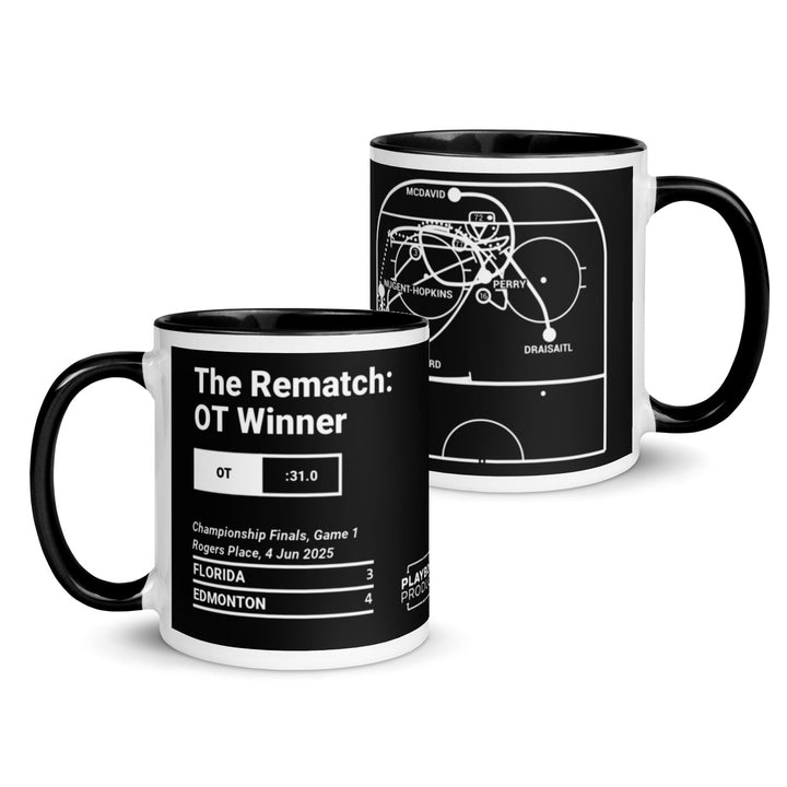 Edmonton Oilers Greatest Goals Mug: The Rematch: OT Winner (2025)