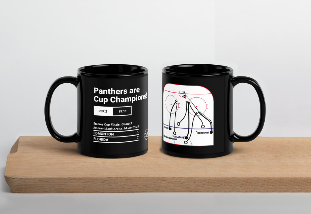 Florida Panthers Greatest Goals Mug: Panthers are Cup Champions! (2024)