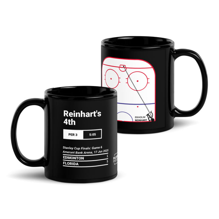 Florida Panthers Greatest Goals Mug: Reinhart's 4th (2025)