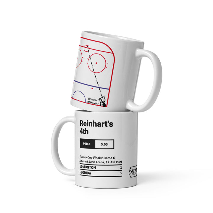 Florida Panthers Greatest Goals Mug: Reinhart's 4th (2025)