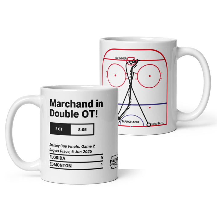 Florida Panthers Greatest Goals Mug: Marchand in Double OT! (2025)