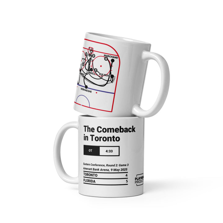 Florida Panthers Greatest Goals Mug: The Comeback in Toronto (2025)