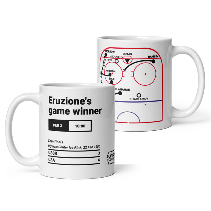 United States Men's National Hockey Team Greatest Goals Mug: Eruzione's game winner (1980)