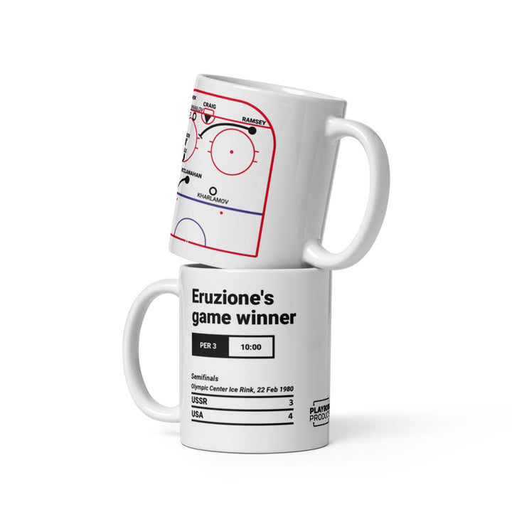 United States Men's National Hockey Team Greatest Goals Mug: Eruzione's game winner (1980)