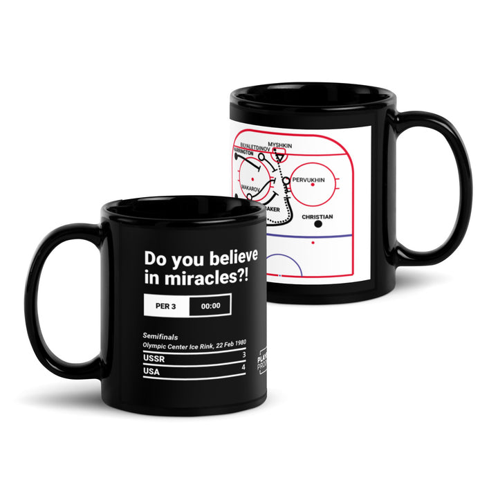 United States Men's National Hockey Team Greatest Goals Mug: Do you believe in miracles?! (1980)