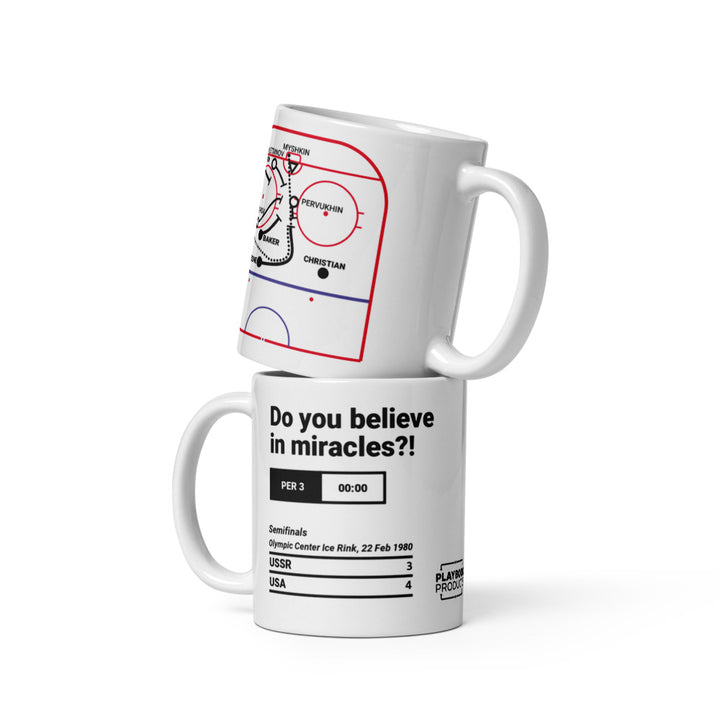 United States Men's National Hockey Team Greatest Goals Mug: Do you believe in miracles?! (1980)