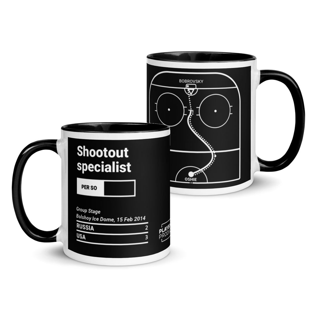 United States Men's National Hockey Team Greatest Goals Mug: Shootout specialist (2014)