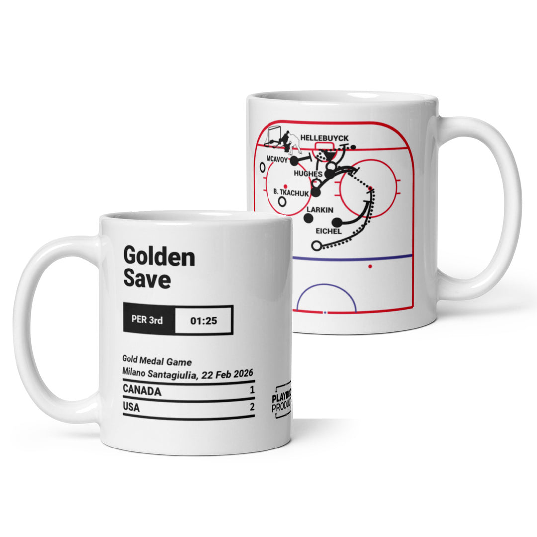 United States Men's National Hockey Team Greatest Goals Mug: Golden Save (2026)