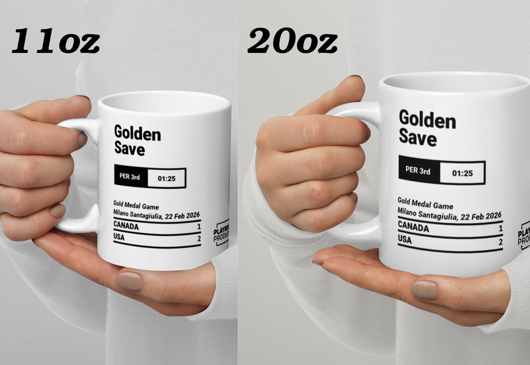 United States Men's National Hockey Team Greatest Goals Mug: Golden Save (2026)