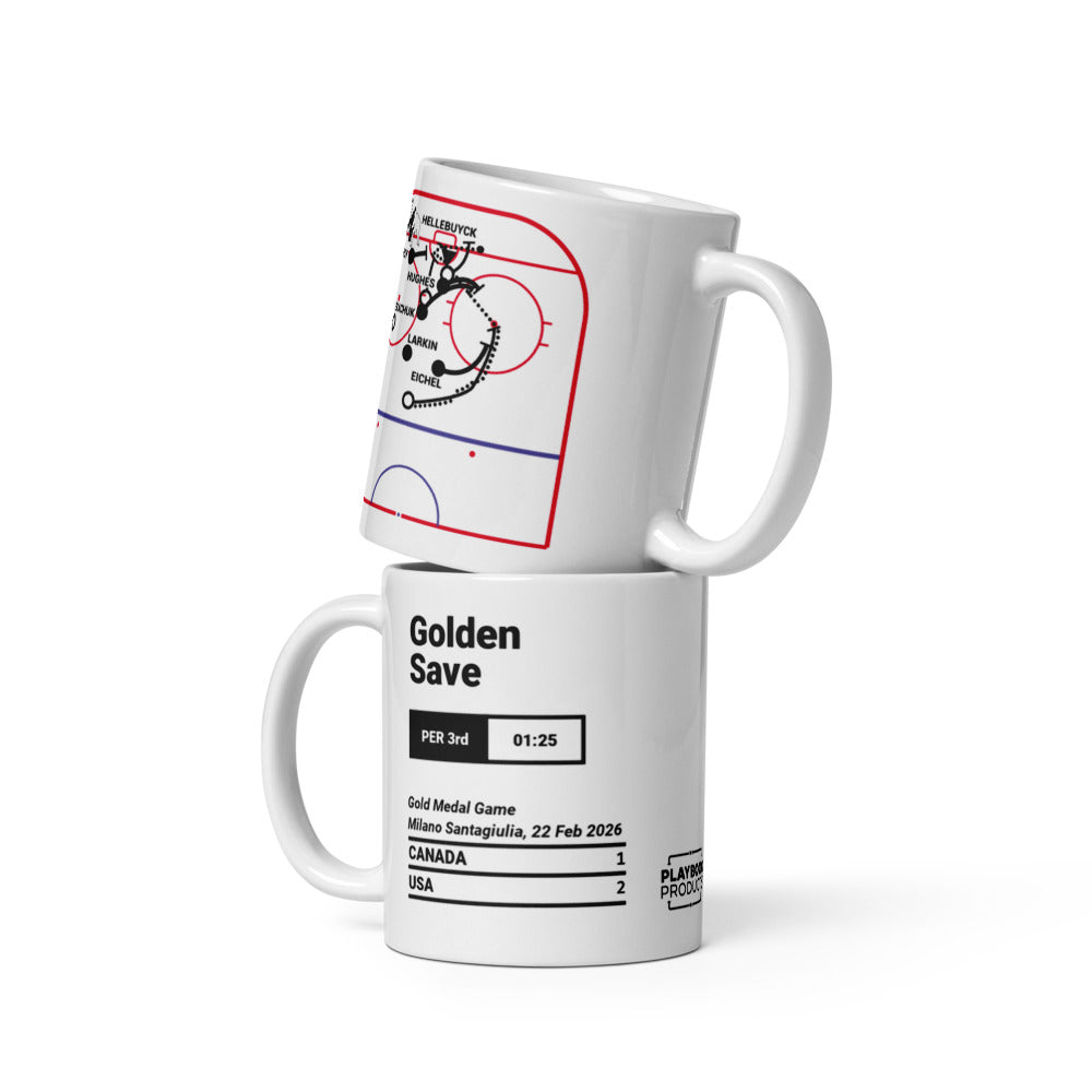 United States Men's National Hockey Team Greatest Goals Mug: Golden Save (2026)