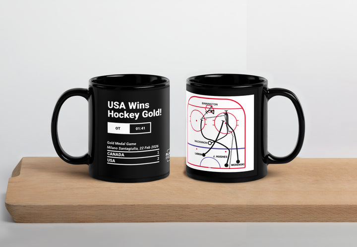 United States Men's National Hockey Team Greatest Goals Mug: USA Wins Hockey Gold! (2026)