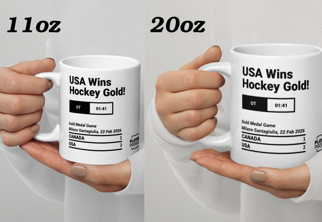 United States Men's National Hockey Team Greatest Goals Mug: USA Wins Hockey Gold! (2026)