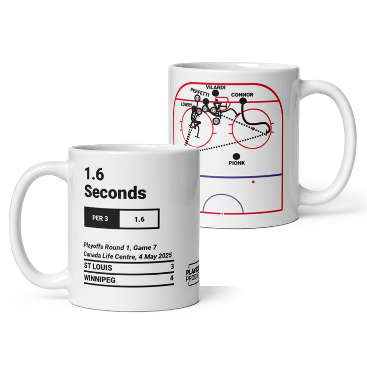 Winnipeg Jets Greatest Goals Mug: 1.6 Seconds (2025)