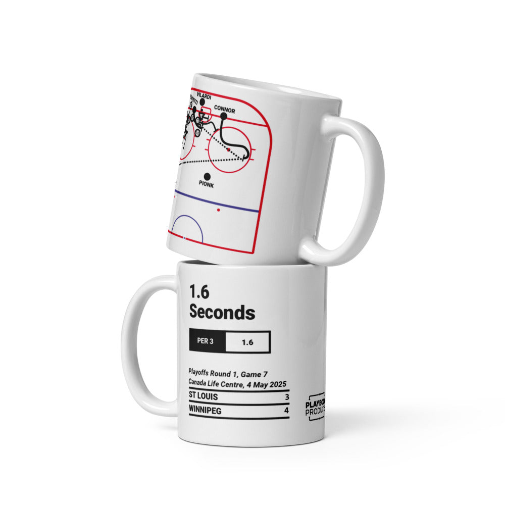 Winnipeg Jets Greatest Goals Mug: 1.6 Seconds (2025)