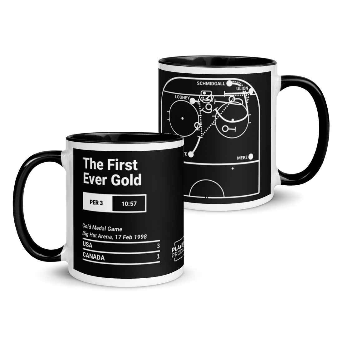 United States Women's National Hockey Team Greatest Goals Mug: The First Ever Gold (1998)