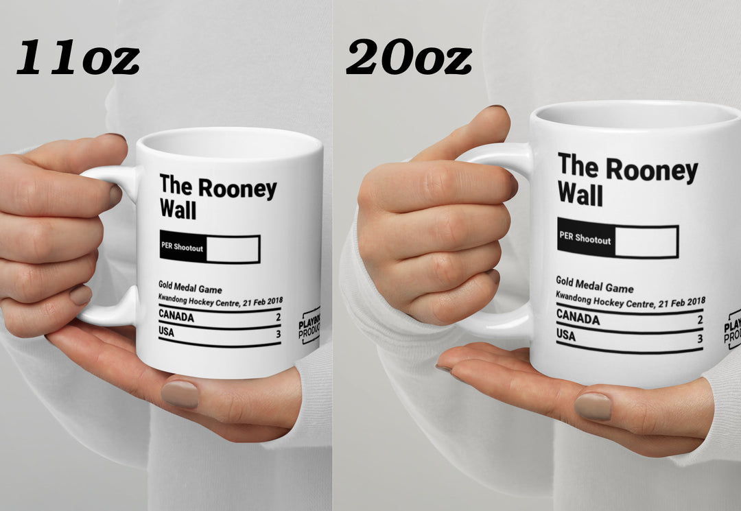 United States Women's National Hockey Team Greatest Goals Mug: The Rooney Wall (2018)
