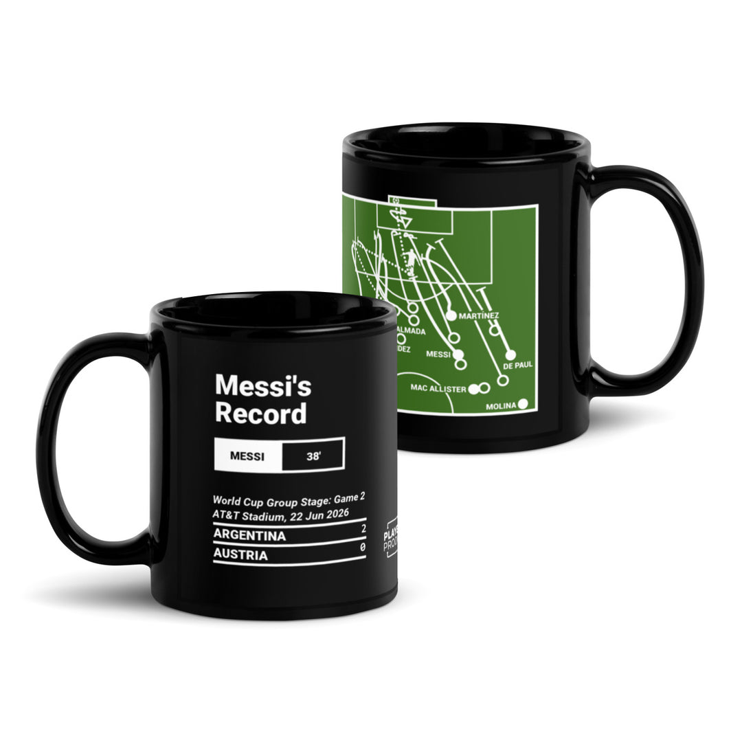 Argentina Greatest Goals Mug: Messi's Record (2026)