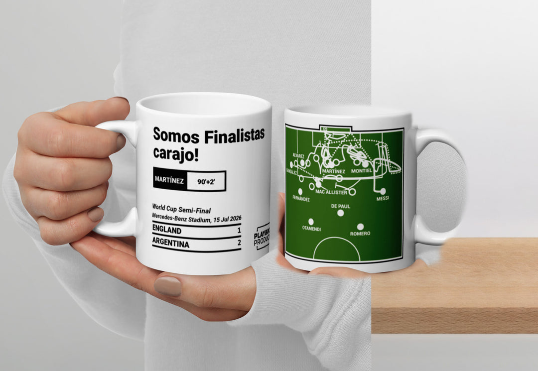 Argentina Greatest Goals Mug: Somos Finalistas, carajo! (2026)