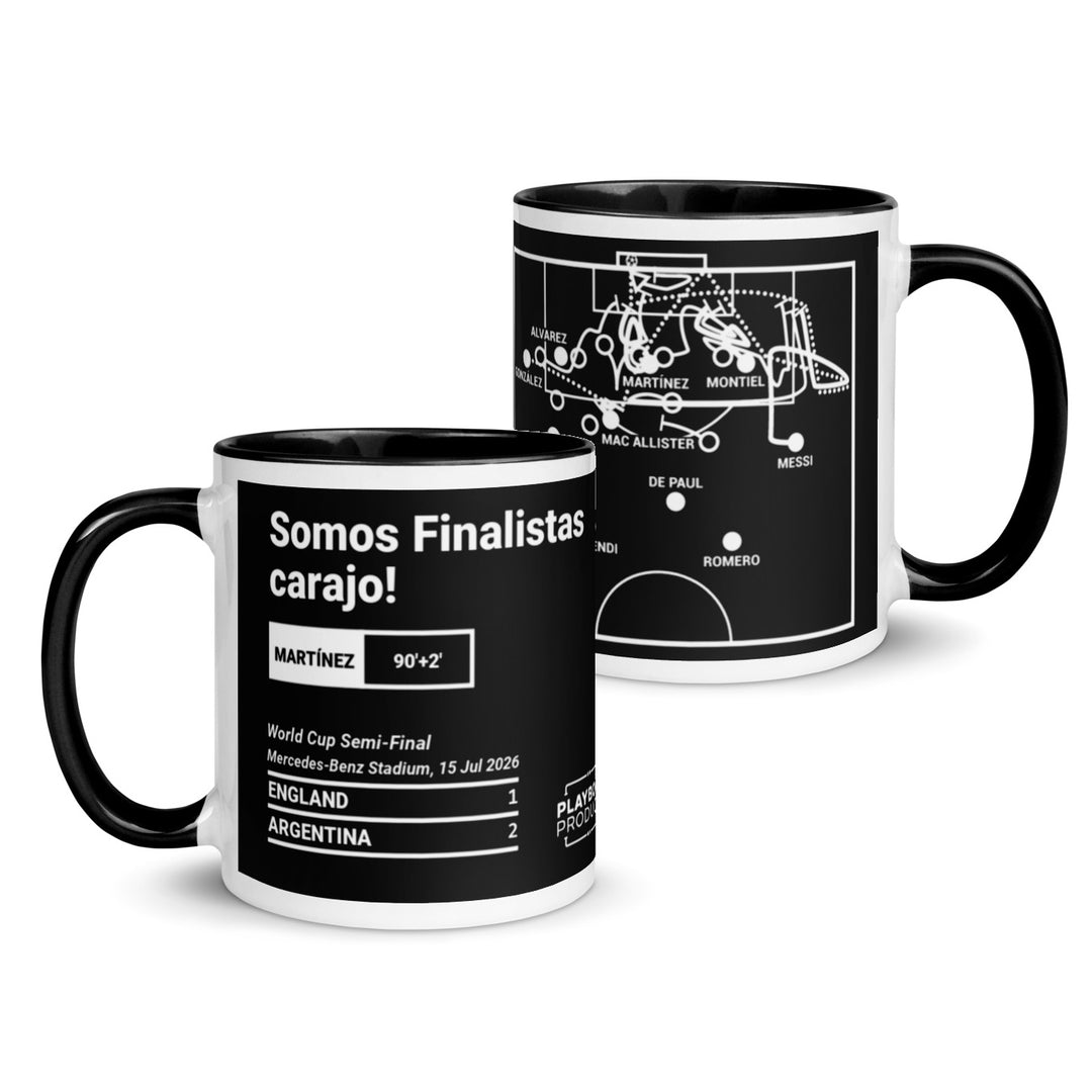 Argentina Greatest Goals Mug: Somos Finalistas, carajo! (2026)