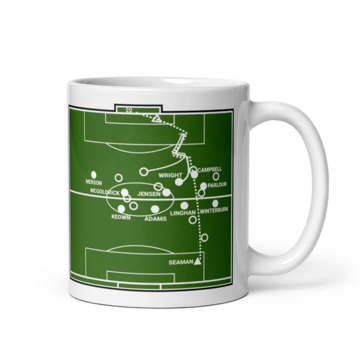 Arsenal Greatest Goals Mug: Wrighty 'Bam, Bam, Bam' (1993)