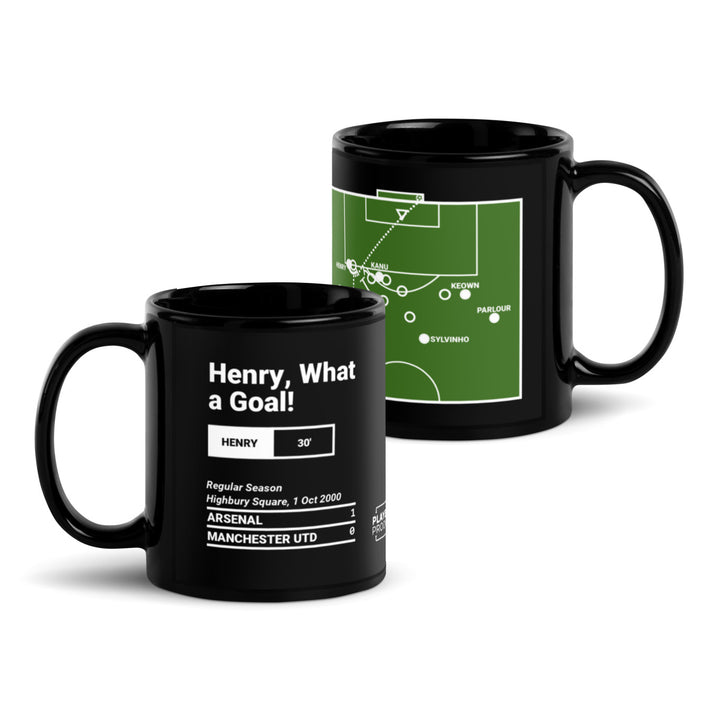 Arsenal Greatest Goals Mug: Henry, What a Goal! (2000)