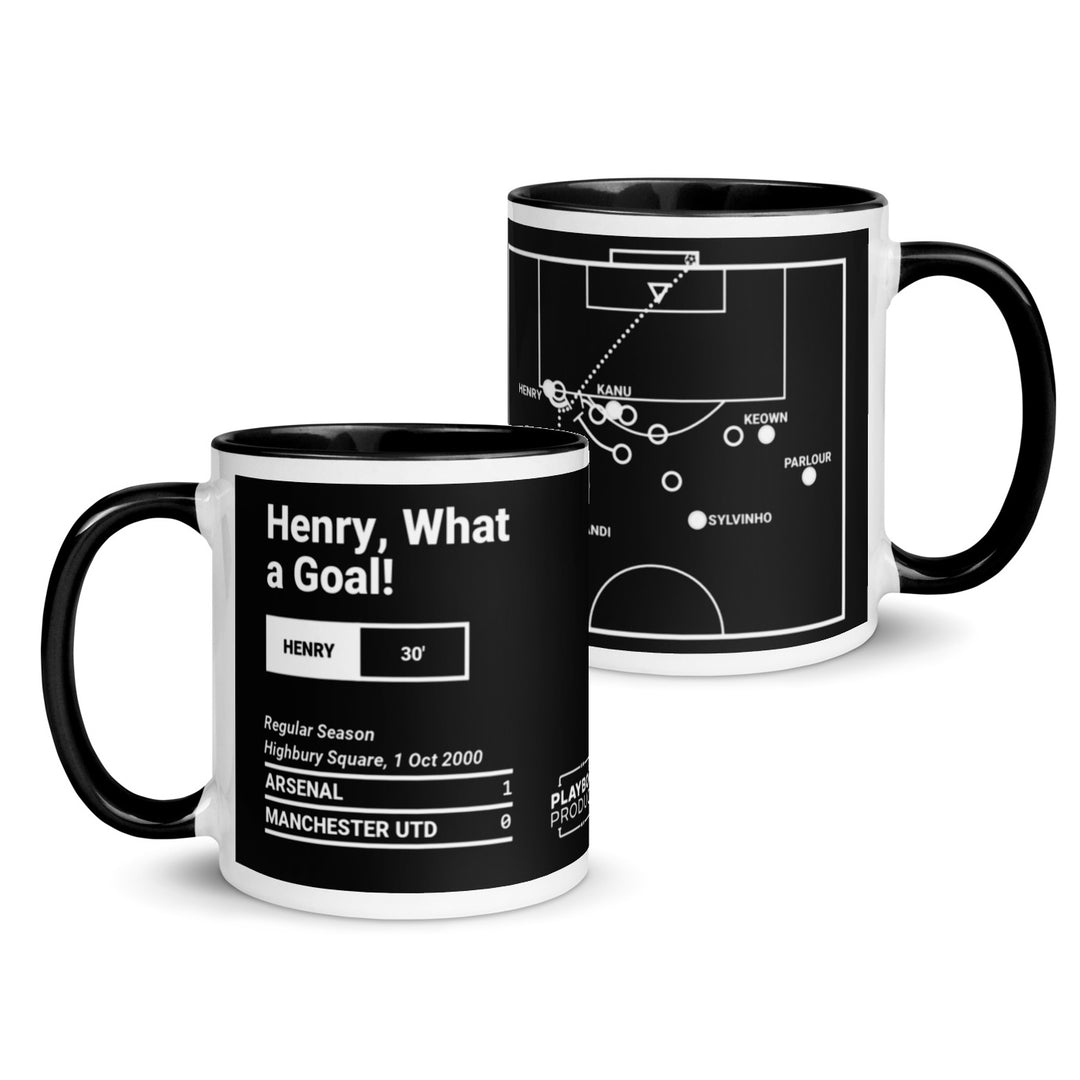 Arsenal Greatest Goals Mug: Henry, What a Goal! (2000)