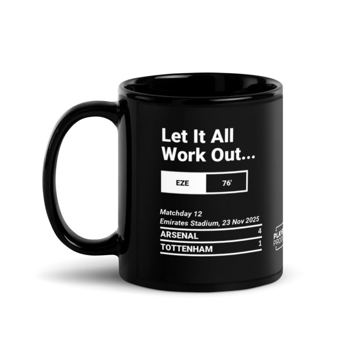 Arsenal Greatest Goals Mug: Let It All Work Out... (2025)