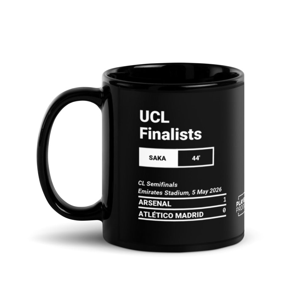 Arsenal Greatest Goals Mug: UCL Finalists (2026)