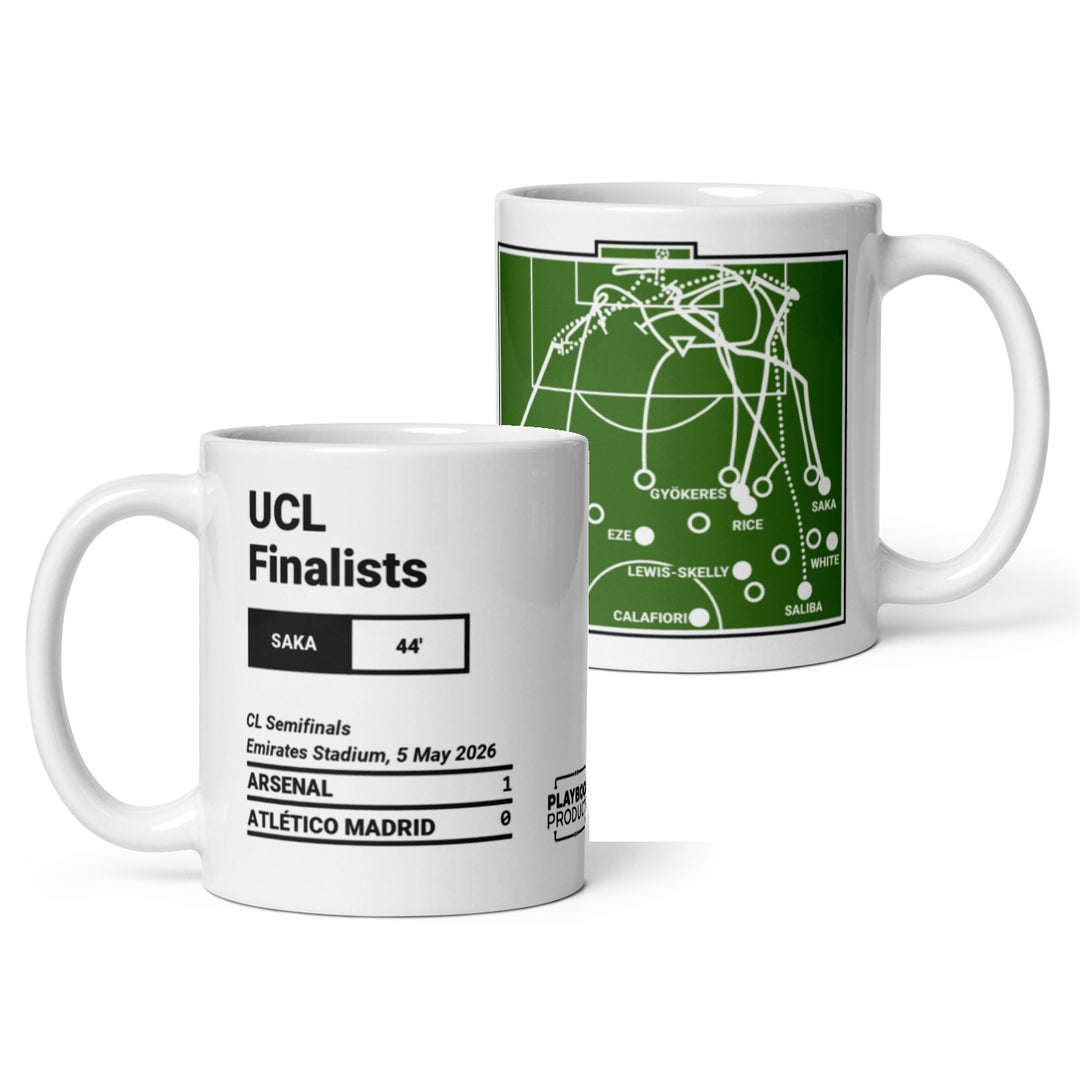 Arsenal Greatest Goals Mug: UCL Finalists (2026)