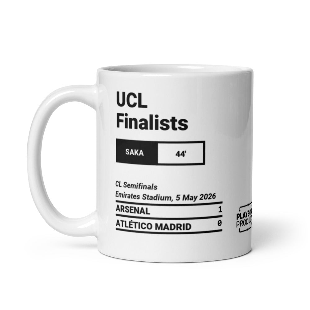 Arsenal Greatest Goals Mug: UCL Finalists (2026)