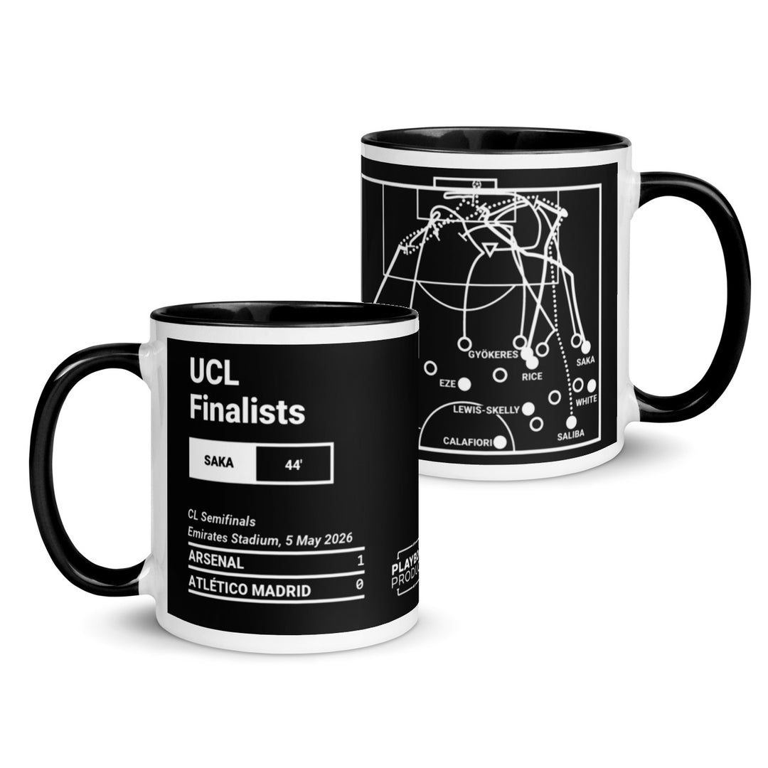 Arsenal Greatest Goals Mug: UCL Finalists (2026)