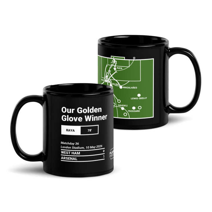 Arsenal Greatest Goals Mug: Our Golden Glove Winner (2026)