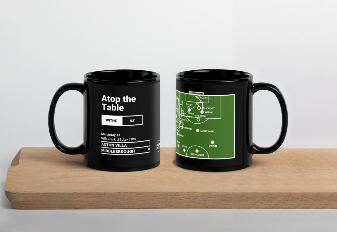 Aston Villa Greatest Goals Mug: Atop the Table (1981)