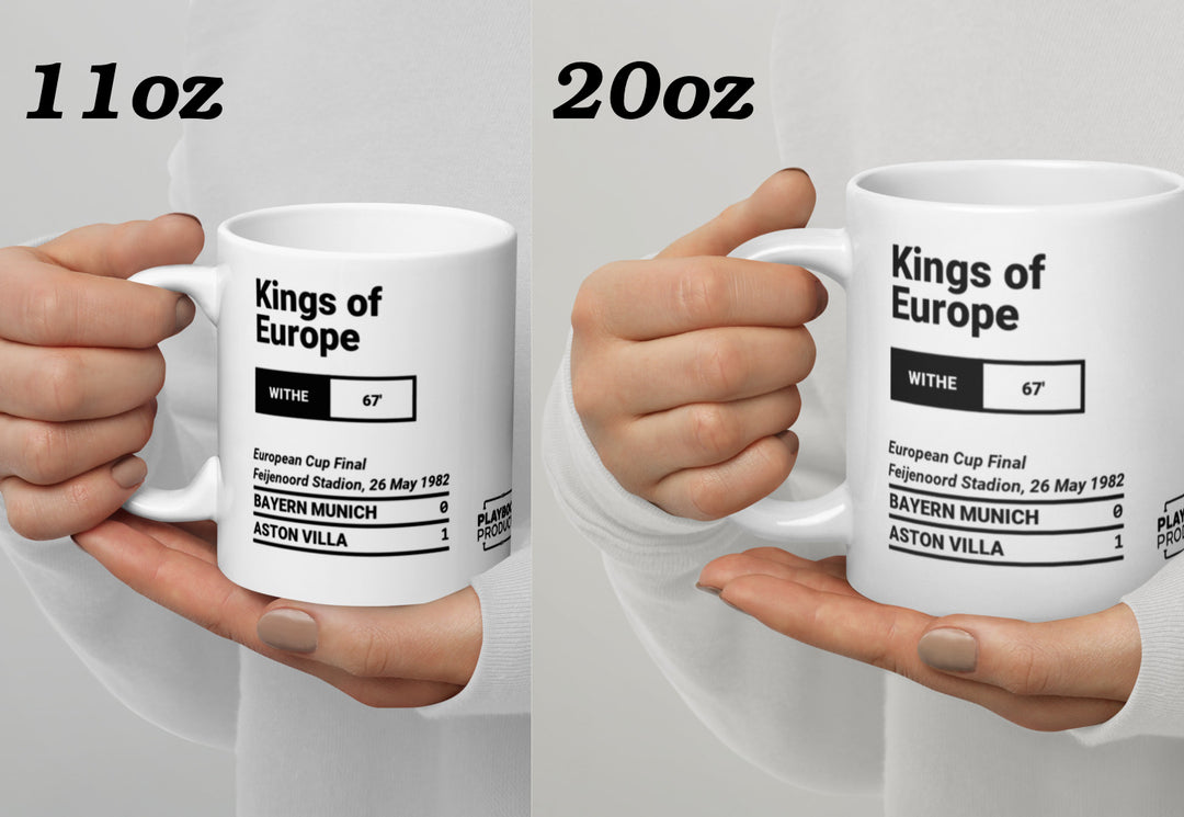 Aston Villa Greatest Goals Mug: Kings of Europe (1982)