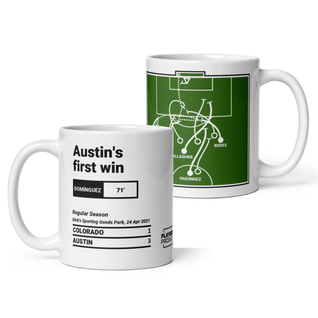 Austin Greatest Goals Mug: Austin's first win (2021)