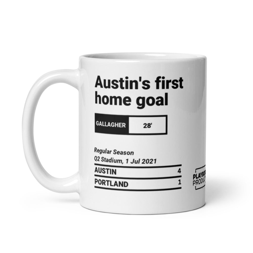 Austin Greatest Goals Mug: Austin's first home goal (2021)